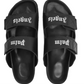 Black Leather Women Sandal