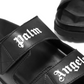 Black Leather Women Sandal