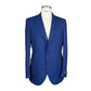Blue Wool Men Jacket