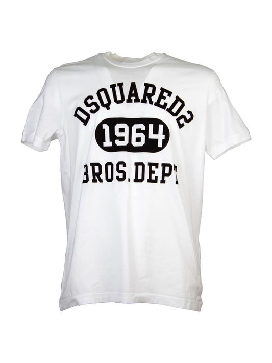 White Cotton Men T-Shirt
