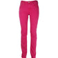 Fuchsia Cotton Women Jeans