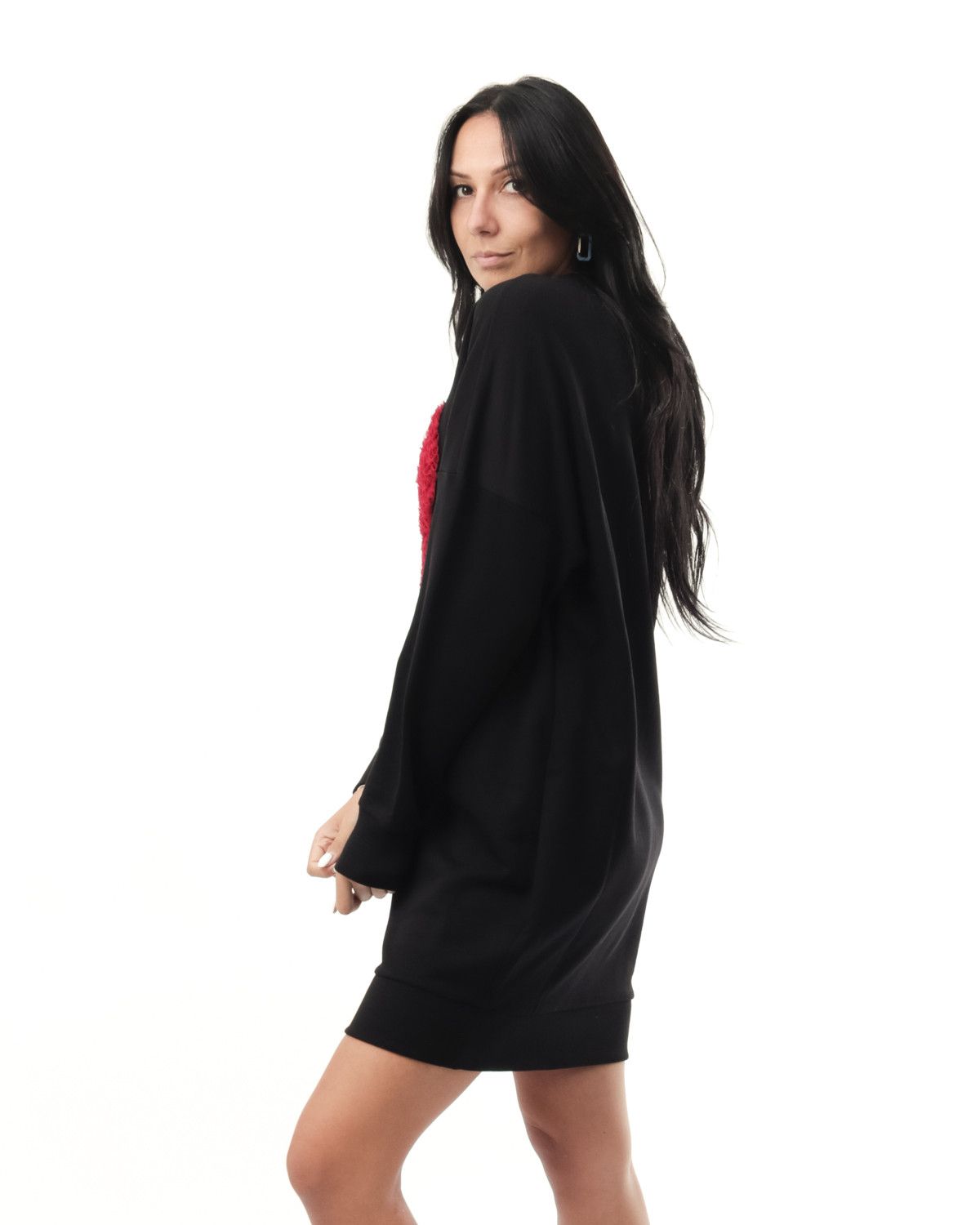 Black Cotton Women Dress