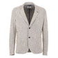 White Cotton Men Blazer