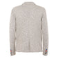 White Cotton Men Blazer