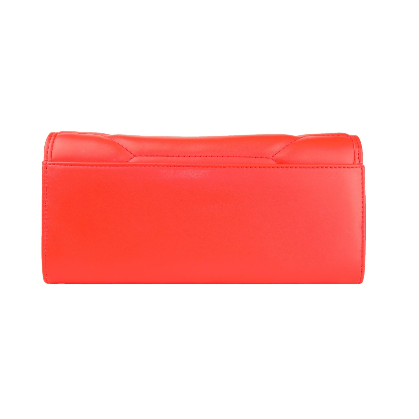 Red Polyurethane Women Crossbody Bag