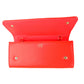 Red Polyurethane Women Crossbody Bag