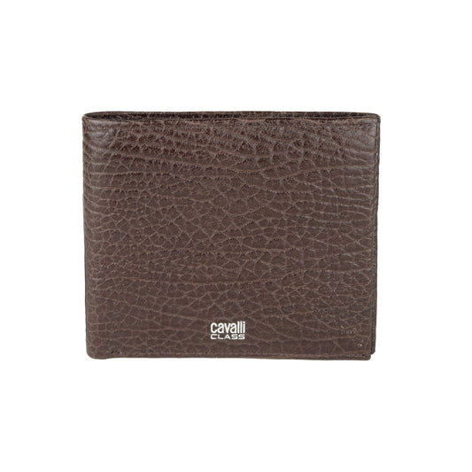 Brown Calfskin Men Wallet