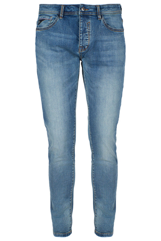 Blue Poliuretano Men Jeans