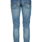 Blue Poliuretano Men Jeans