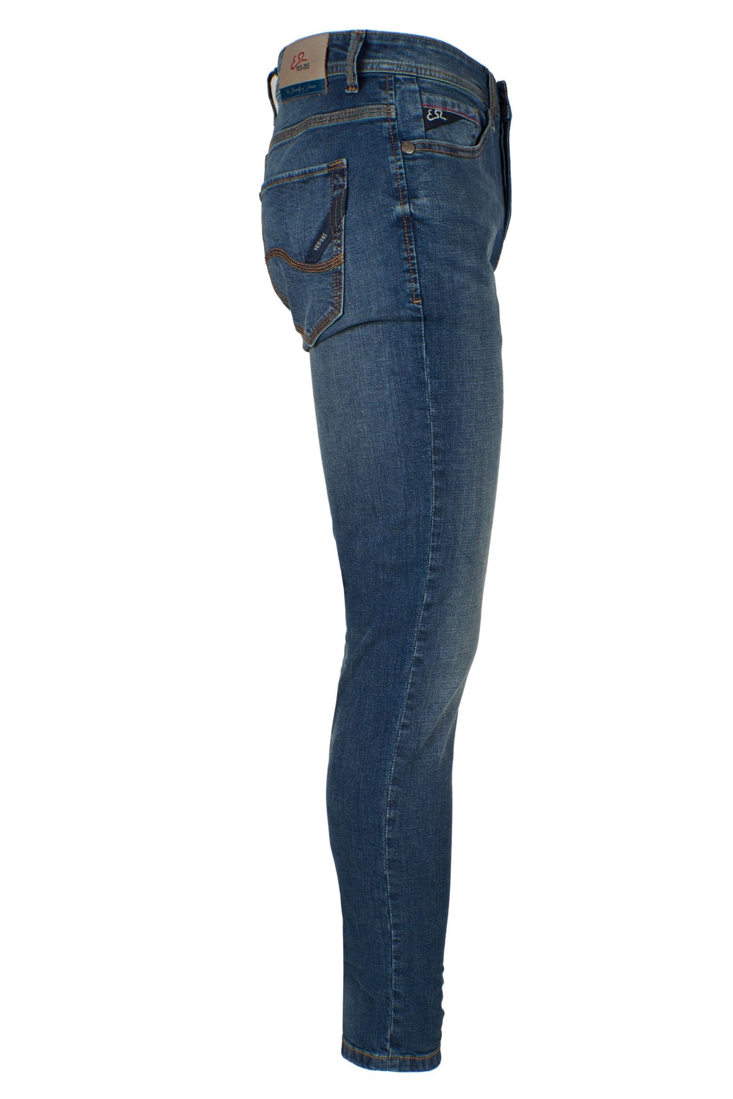 Sleek Slim Fit Denim in Vivid Blue