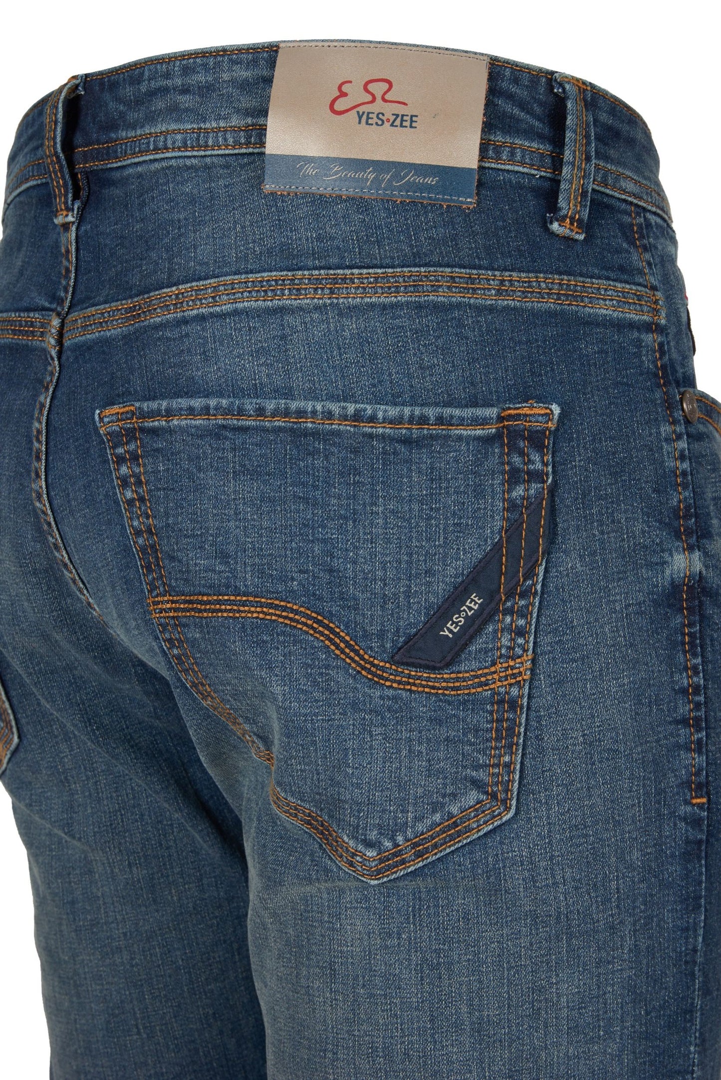 Sleek Slim Fit Denim in Vivid Blue