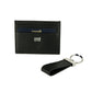 Black Calfskin Men Keychain