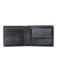 Elegant Dark Brown Leather Horizontal Wallet