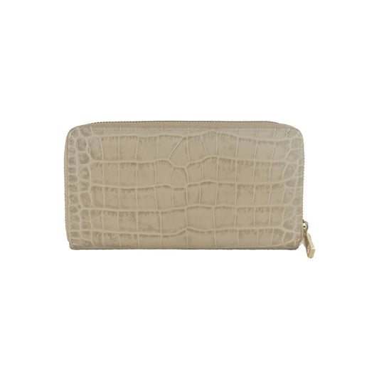 White Calfskin Women Wallet