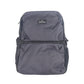 Black Polyester Men Backpack
