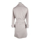Beige Virgin Wool Women Coat