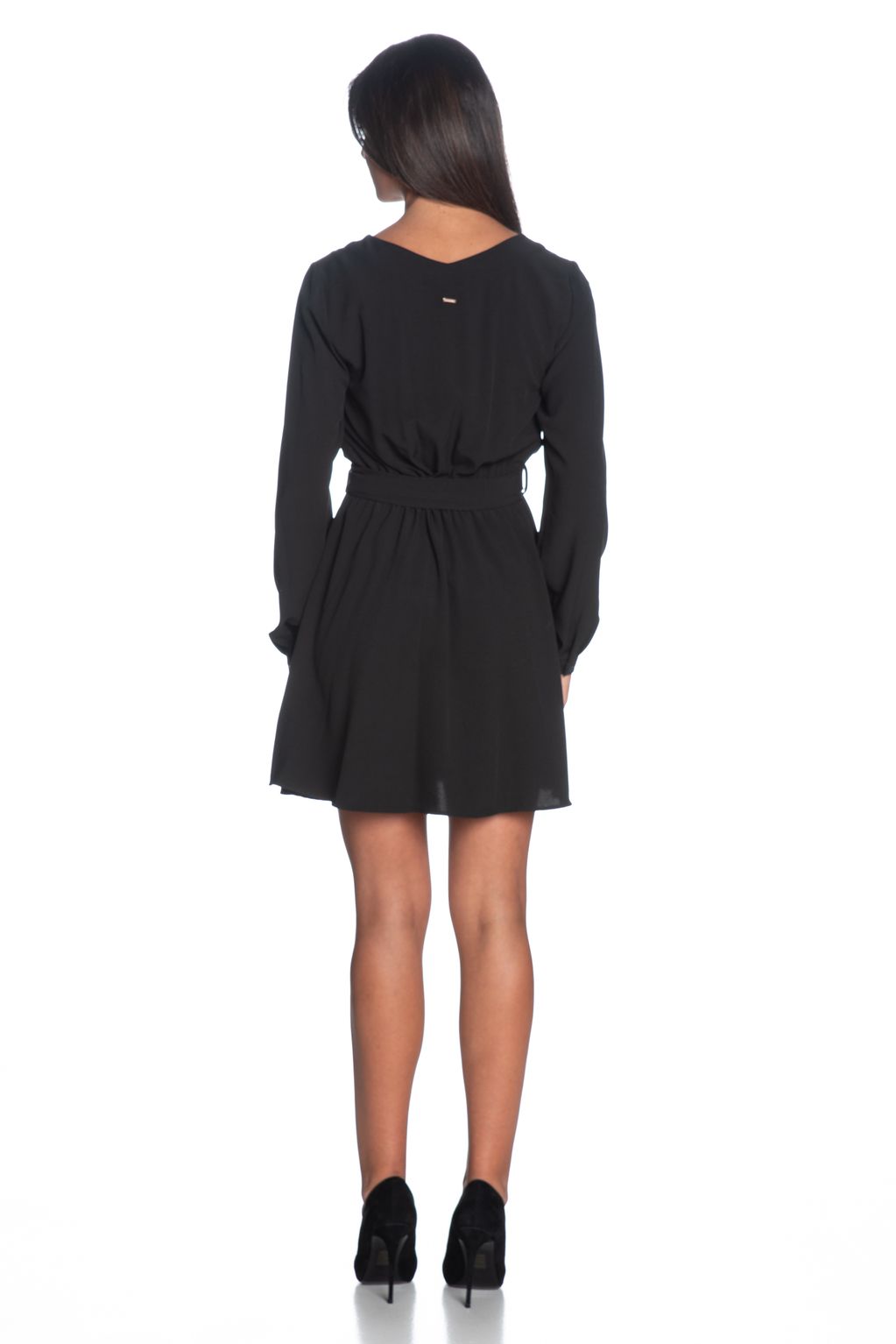 Black Viscose Women Dress