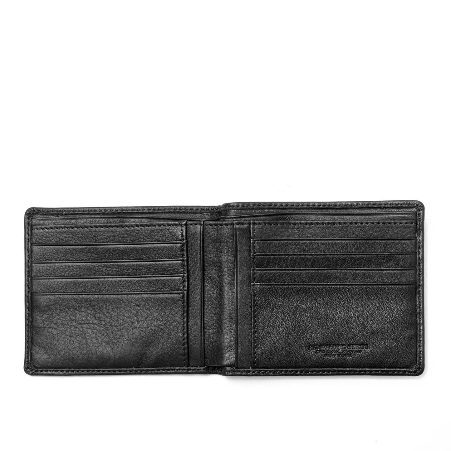 Black Calfskin Men Wallet
