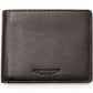 Brown Calfskin Men Wallet