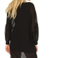 Black Polyester Women Dress