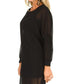 Black Polyester Women Dress