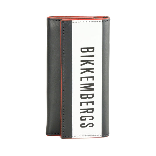Black Leather Men Keychain