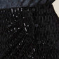 Black Polyester Women Skirt