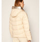 Beige Nylon Women Jacket