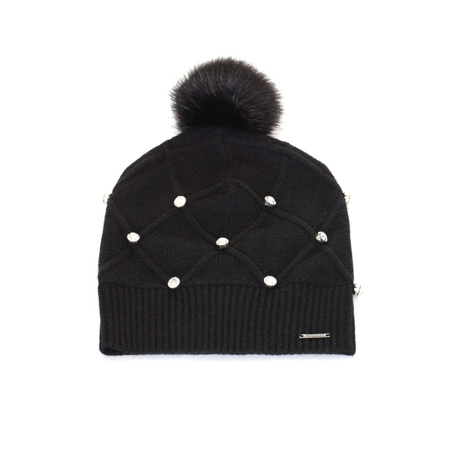Black Acrylic Women Hat