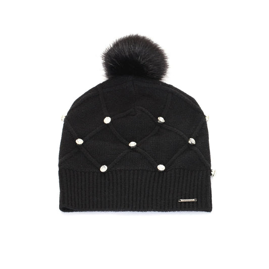 Black Acrylic Women Hat