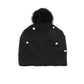 Black Acrylic Women Hat