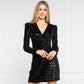 Black Polyester Women Dress