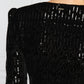 Black Polyester Women Dress