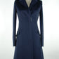 Blue Virgin Wool Women's Coat