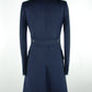 Blue Virgin Wool Women's Coat