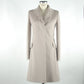 Beige Wool Women Coat