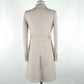 Beige Wool Women Coat