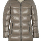 Chic Long Down Jacket in Super-Shiny Nylon