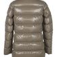 Chic Long Down Jacket in Super-Shiny Nylon