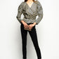 Black Cotton Women Sweater