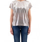 Gray Polyester Women Blouse