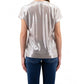Gray Polyester Women Blouse