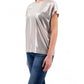 Gray Polyester Women Blouse