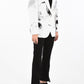 White Polyester Women Blazer