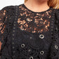 Black Cotton Women Top