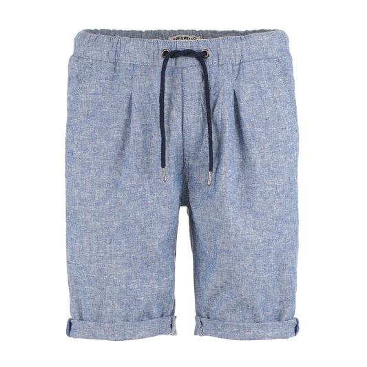 Light Blue Linen Men Short