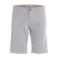 White Cotton Men Bermuda