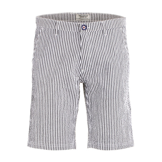 White Cotton Men Bermuda