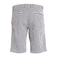 White Cotton Men Bermuda