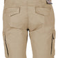 Beige Cotton Men Short